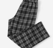Plaid Print Pants