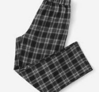 Plaid Print Pants