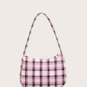 Plaid Shoulder Bag