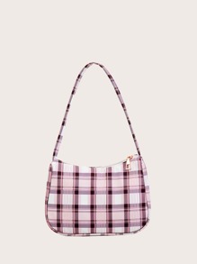 Plaid Shoulder Bag