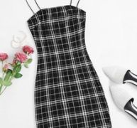 Plaid Slip Dress