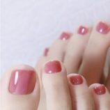 Plain Fake Nail 24pcs With Tape