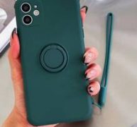 Plain Phone Case With Ring Holder