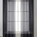 Plain Single Panel Sheer Curtain