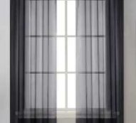 Plain Single Panel Sheer Curtain