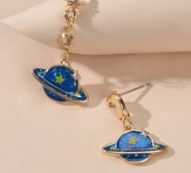 Planet Drop Earrings