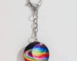 Planet Graphic Bag Charm