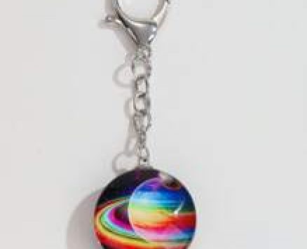 Planet Graphic Bag Charm