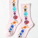 Planet Graphic Crew Socks