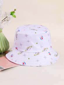 Planet Print Bucket Hat