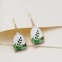 Plant Pattern Earrings