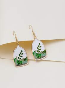 Plant Pattern Earrings