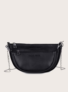 Pocket Front Chain Bag