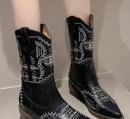 Point Toe Riding Boots