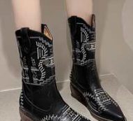 Point Toe Riding Boots