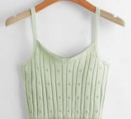 Pointelle Knit Top