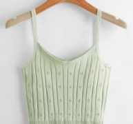 Pointelle Knit Top
