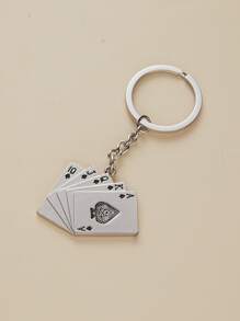 Poker Charm Keychain