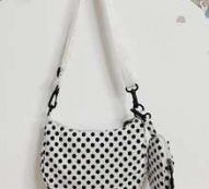 Polka Dot Graphic Shoulder Bag