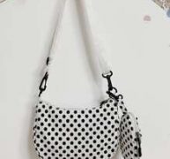 Polka Dot Graphic Shoulder Bag