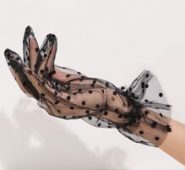 Polka Dot Mesh Gloves