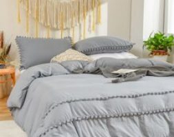 Pom Pom Decor Duvet Cover Sets Without Filler