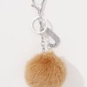 Pom-pom Pendant Keychain