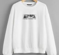 Pop Art and Slogan Graphic Drop Shoulder Pullover