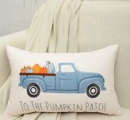 Pumpkin Print Lumbar Pillowcase Without Filler