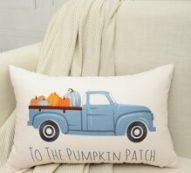 Pumpkin Print Lumbar Pillowcase Without Filler