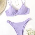 Push Up High Cut Bikini Swimsuit