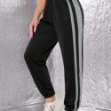 Quick-Drying Side Stripe Sports Pants