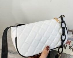 Quilted Baguette Bag