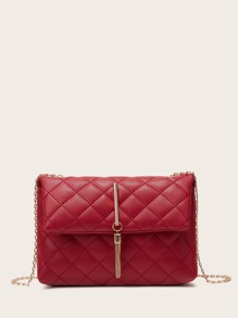 Quilted Flap Crossbody Bag