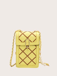 Quilted Flap Crossbody Bag