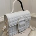 Quilted Flap Satchel Bag