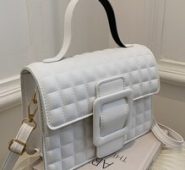 Quilted Flap Satchel Bag