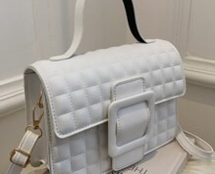 Quilted Flap Satchel Bag