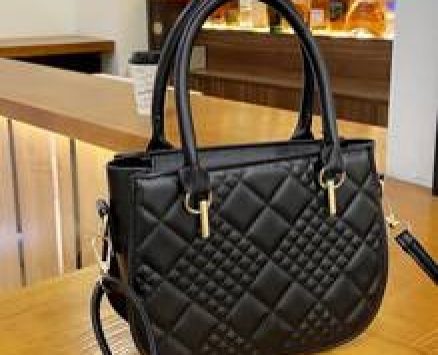 Quilted Satchel Bag