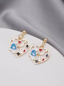 Rabbit Drop Earrings