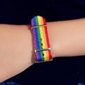 Rainbow Stripe Pattern Bracelet