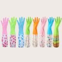 Random Color Lengthened Cleaning Glove 1pair