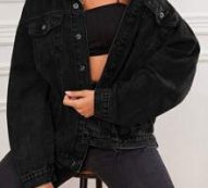 Raw Hem Denim Trucker Jacket