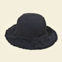 Raw Hem Plain Bucket Hat