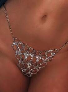 Rhinestone Decor Bodychain