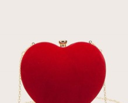 Rhinestone Decor Chain Novelty Bag