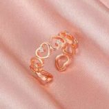 Rhinestone Decor Cuff Ring