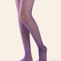 Rhinestone Decor Fishnet Tights