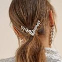 Rhinestone Decor Hair Clip