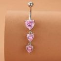 Rhinestone Decor Navel Belly Ring